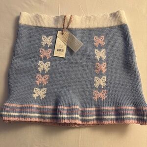 NWT LoveShackFancy Sweater Skirt XL